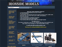 Tablet Screenshot of ironsidemodels.com